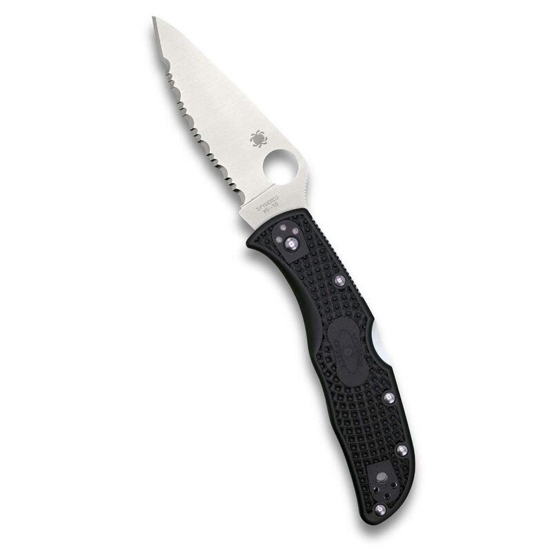 SPYDERCO Endela Lightweight Folding Knife with VG-10 Blade and FRN Handle