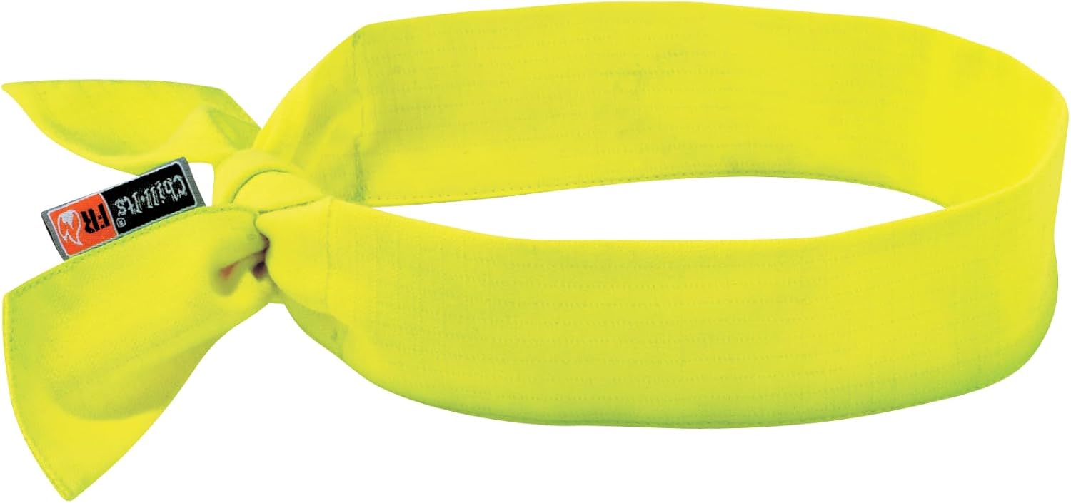 ERGODYNE Chill-Its 6700FR Evaporative FR Cooling Bandana, Tie Closure