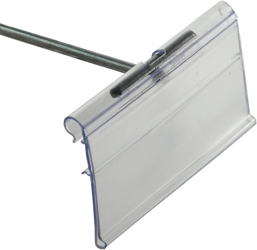 Azar 700843 1.5" x 3" Flip Scan Label Holder, 50 Pack