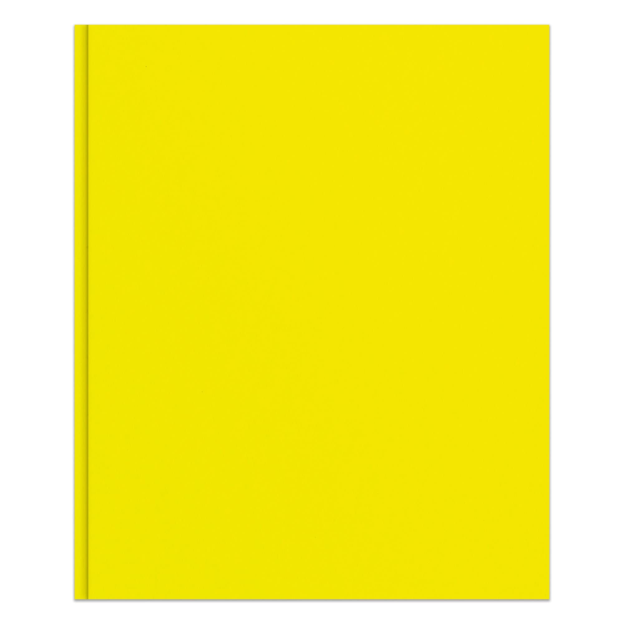 Office Depot® Brand School-Grade 3-Prong Paper Folder, Letter Size, Yellow