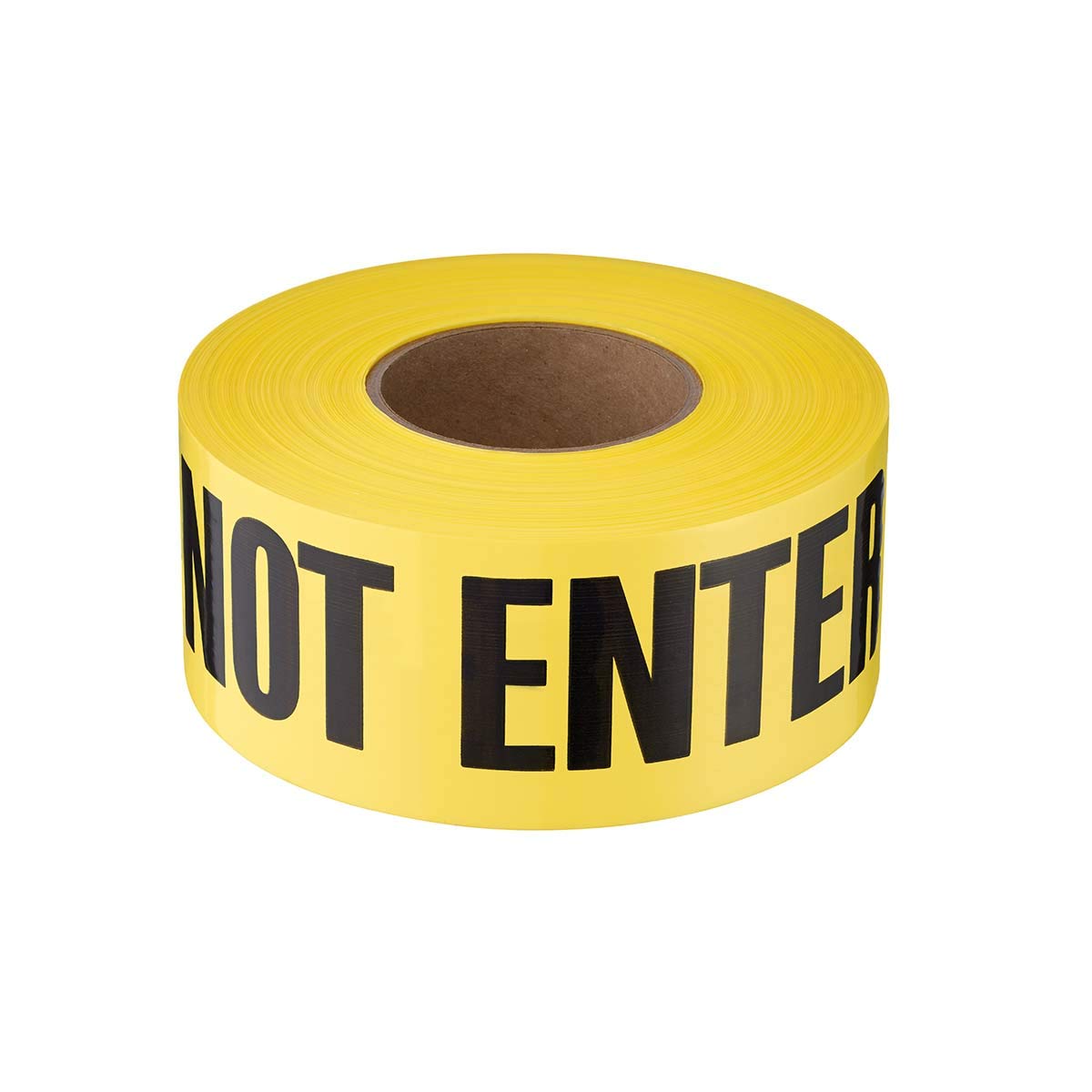 Empire Level 77-1006 Barricade CAUTION DO NOT ENTER Tape, Yellow with Black Ink, 1000-Feet by 3-Inch