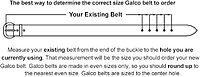 GALCO CSB7 Cop Belt 1-1/2" Full Grain Cowhide Duty Belt