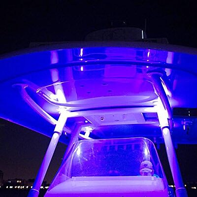 Lumitec Mirage SS Polished Bezel Exterior and Interior Flush Mount LED Down Light White dimming, Blue dimming