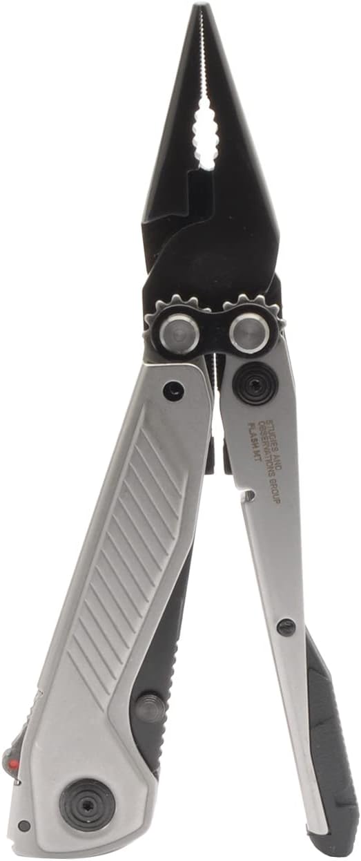 SOG Flash MT Compact EDC Multi-Tool with CRYO D2, 7 Tools, Stainless-Steel Housing