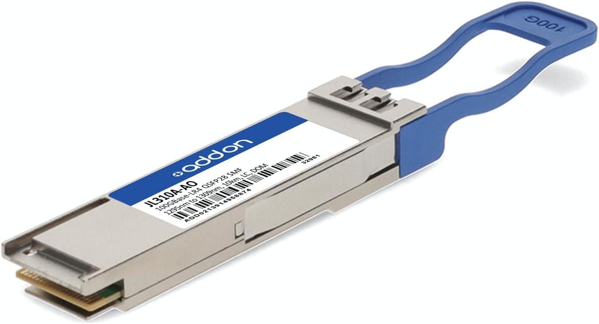 Add-On JL310A-AO 100GBase-LR4 QSFP28 Transceiver for HP JL310A Compatible - SMF 1295nm to 1309nm 10km LC & DOM
