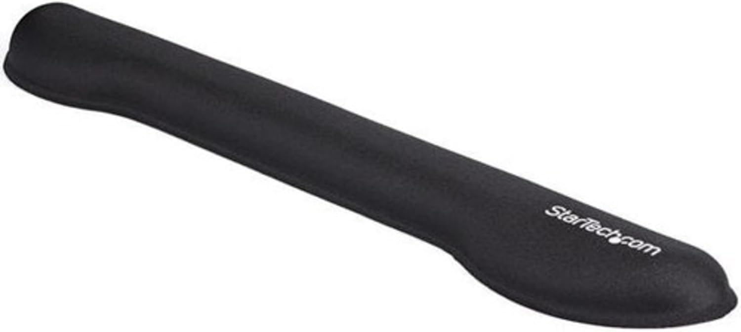 StarTech.com Foam Keyboard Wrist Rest for Ergonomic Typing Support - Padded Non-Slip Keyboard Cushion