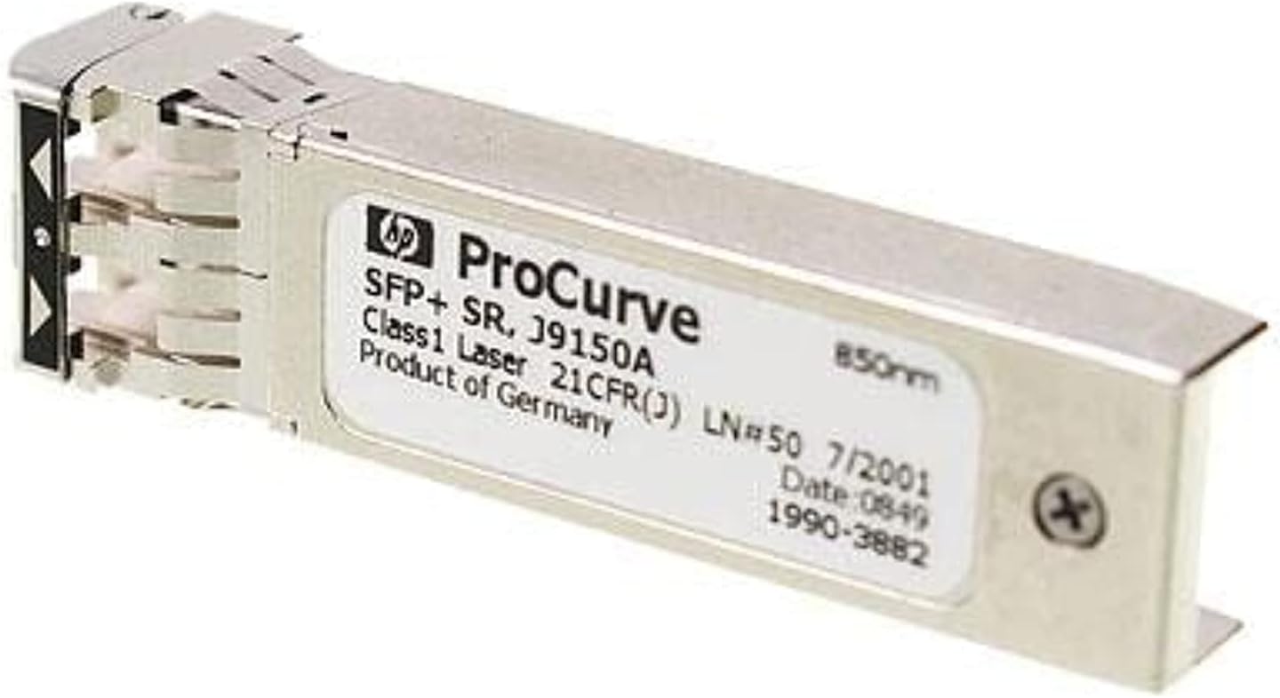 HPE Aruba 10G SFP+ LC SR 300m OM3 MMF Transceiver - J9150D