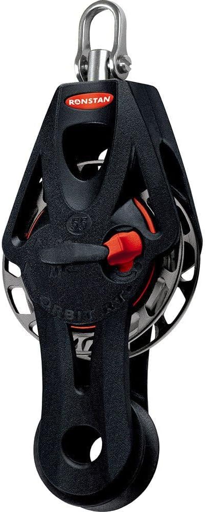 Ronstan Series 55 Ratchet Mount Orbit Block - Fiddle Becket Swivel