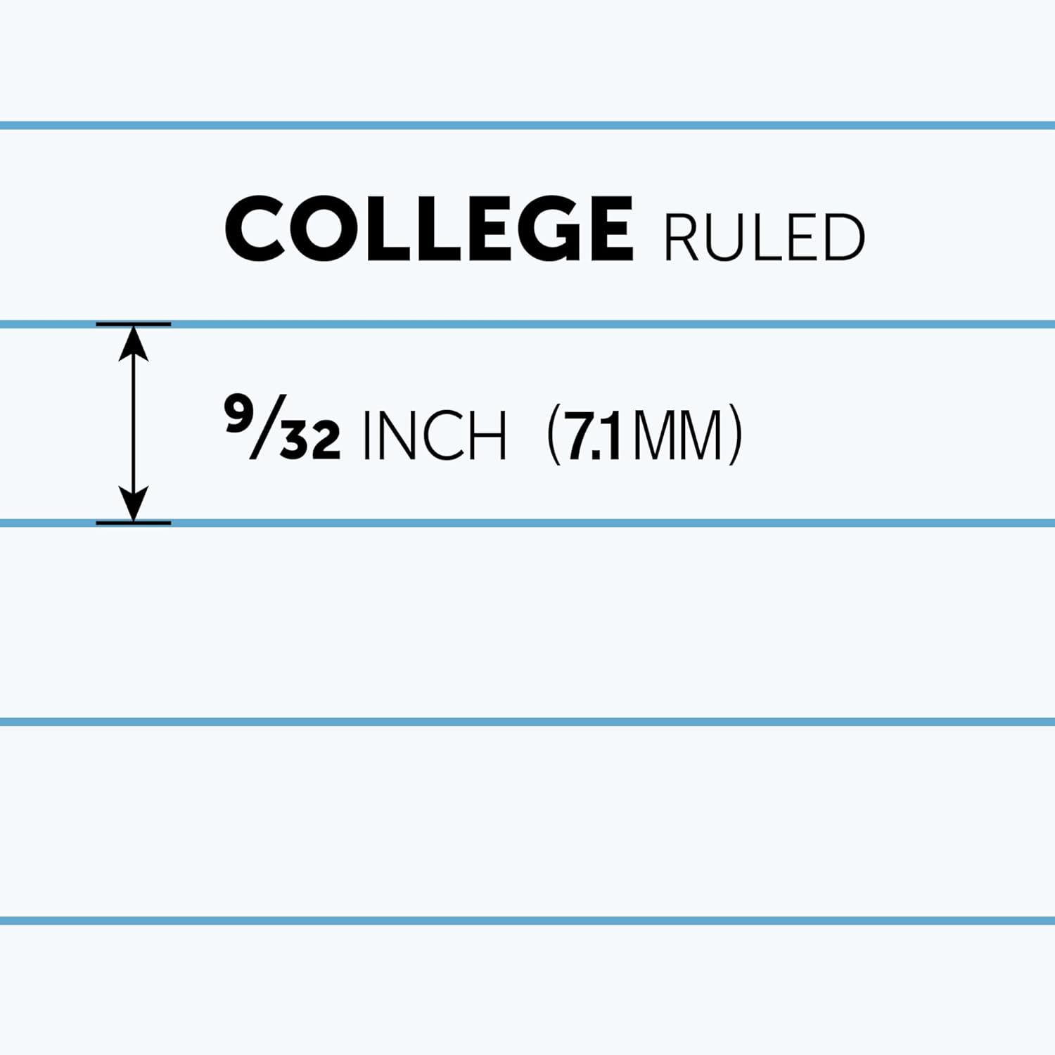 Office Depot® Wirebound Notebooks, 8-1/2" x 11", 3 Subjects, College Ruled, 120 Sheets, Assorted Colors, Pack Of 6 Notebooks