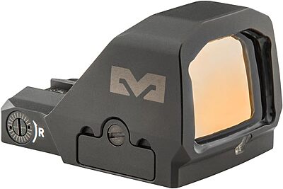 Meprolight MPO-F Open Emitter Pistol Red Dot Sight - RMR Footprint, 3-Segment Reticle, Shake Awake, IPX7 Waterproof, 10+2 Brightness Settings, 20,000+ Battery Life