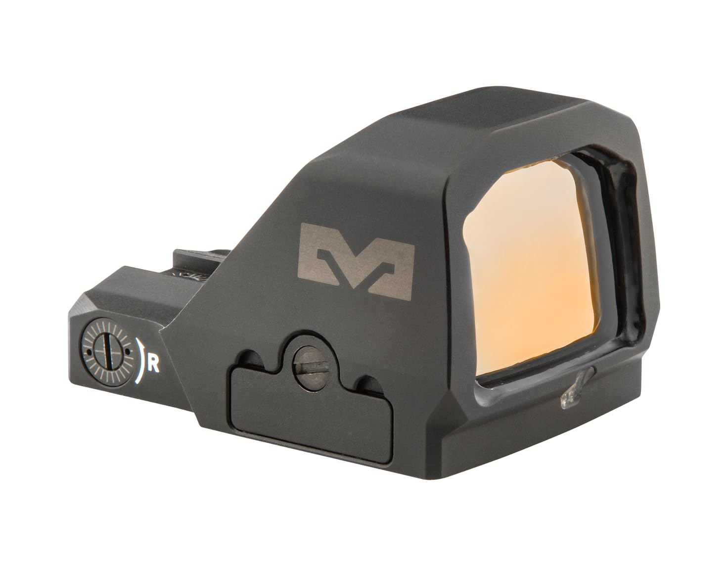 Meprolight MPO-F Open Emitter Pistol Red Dot Sight - RMR Footprint, 3-Segment Reticle, Shake Awake, IPX7 Waterproof
