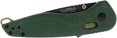 SOG Aegis AT Tanto Assisted Folding Knife, Ambidextrous AT-XR Lock, Heat-Treated D2 Blade, Ergonomic Handle