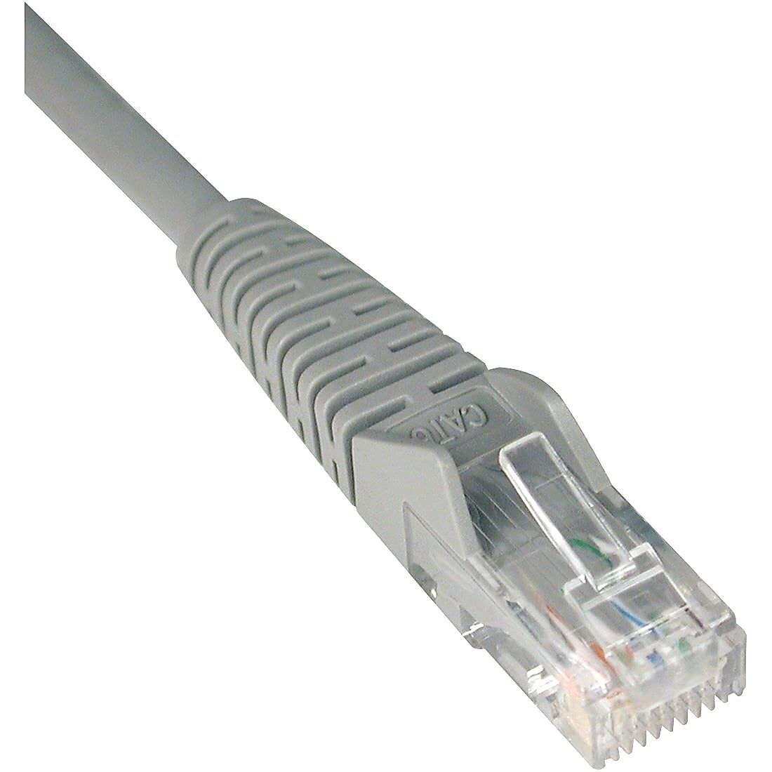 Tripp Lite Cat6 Gigabit Snagless Molded Patch Cable (RJ45 M/M) - Gray, 3-ft.(N201-003-GY)