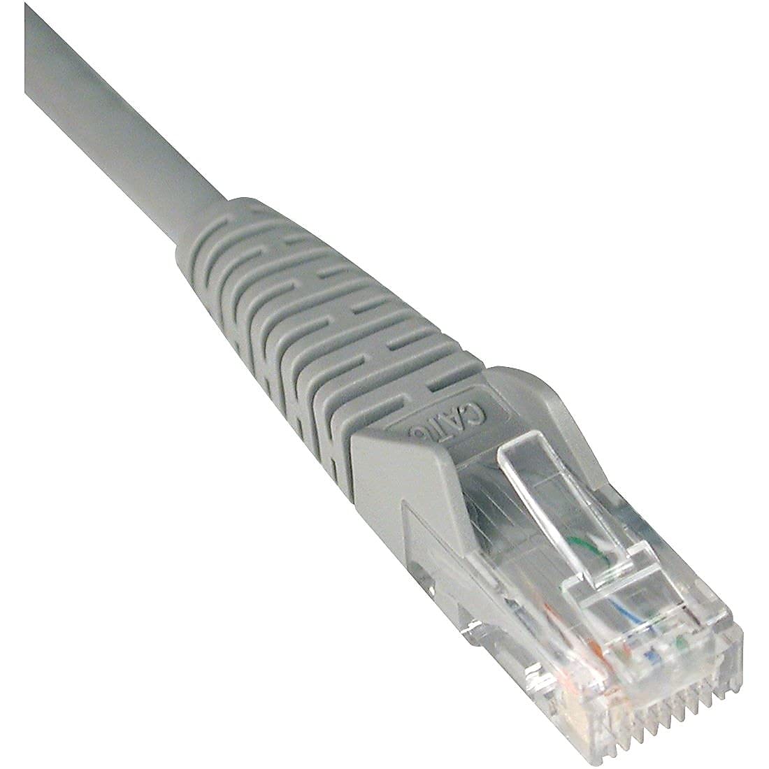 Tripp Lite Cat6 Gigabit Snagless Molded Patch Cable (RJ45 M/M) - Gray, 3-ft.(N201-003-GY)