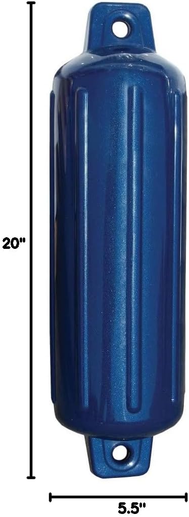 Taylor Made Products Taylor Made 252057 Storm Gard Inflatable Vinyl Fender - 5.5" x 20", Captain's Navy