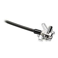 Kensington N17 Keyed Dual Head Laptop Lock for Dell Devices (K67995WW), Black, Silver