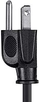 Monoprice Power Cord - NEMA 5-15P to IEC 60320 C13, 18AWG, 10A/1250W, 125V, 3-Prong
