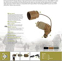 Source Tactical Helix High-Flow Bite Valve Coyote