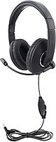 HamiltonBuhl Smart-Trek Mini Headset with in-Line Volume Control and 3.5mm TRRS Plug One Size