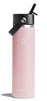 HYDRO FLASK Wide Mouth Flex Straw Cap Bottle - Insulated Stainless Steel