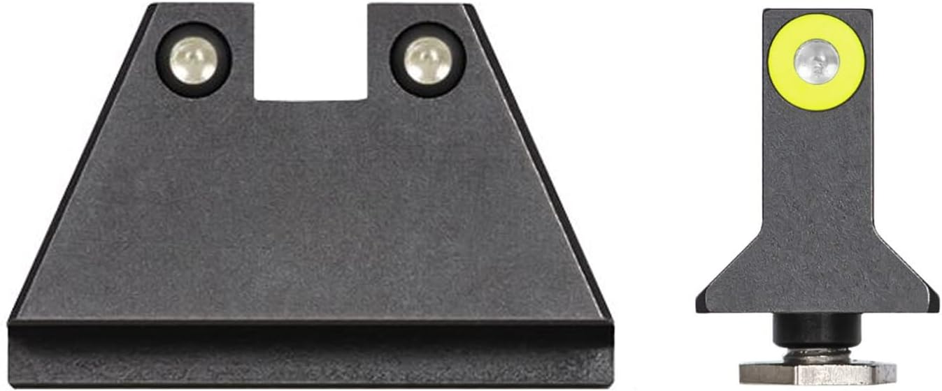 NIGHT FISION Suppressor-Height Tritium Night Sight Set for Glock