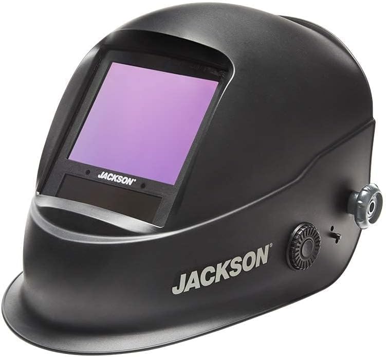 Jackson Safety TRANSLIGHT 555 + Premium Auto Darkening Helmet, Digital Control, 3.86" x 3.23" Viewing Area, 46250