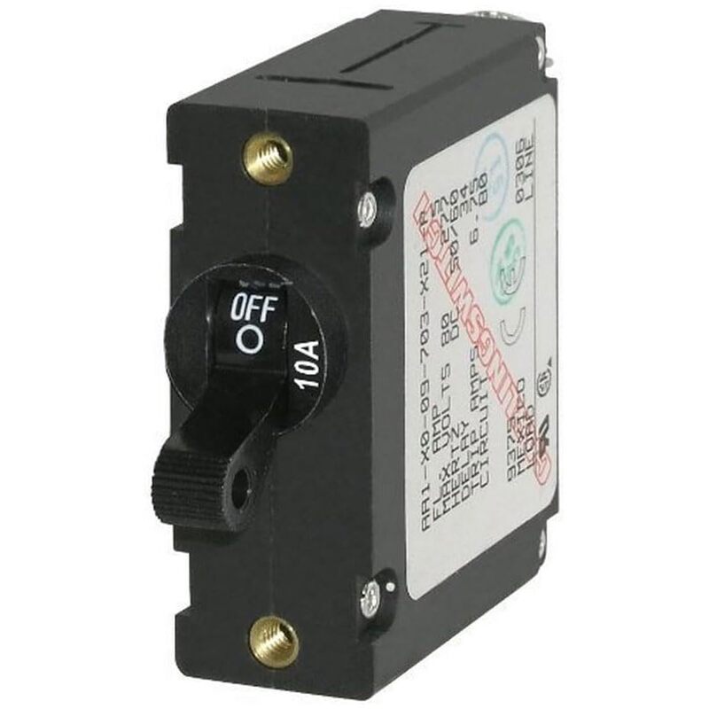 Blue Sea Systems Single Pole AC/DC Magnetic World Circuit Breaker
