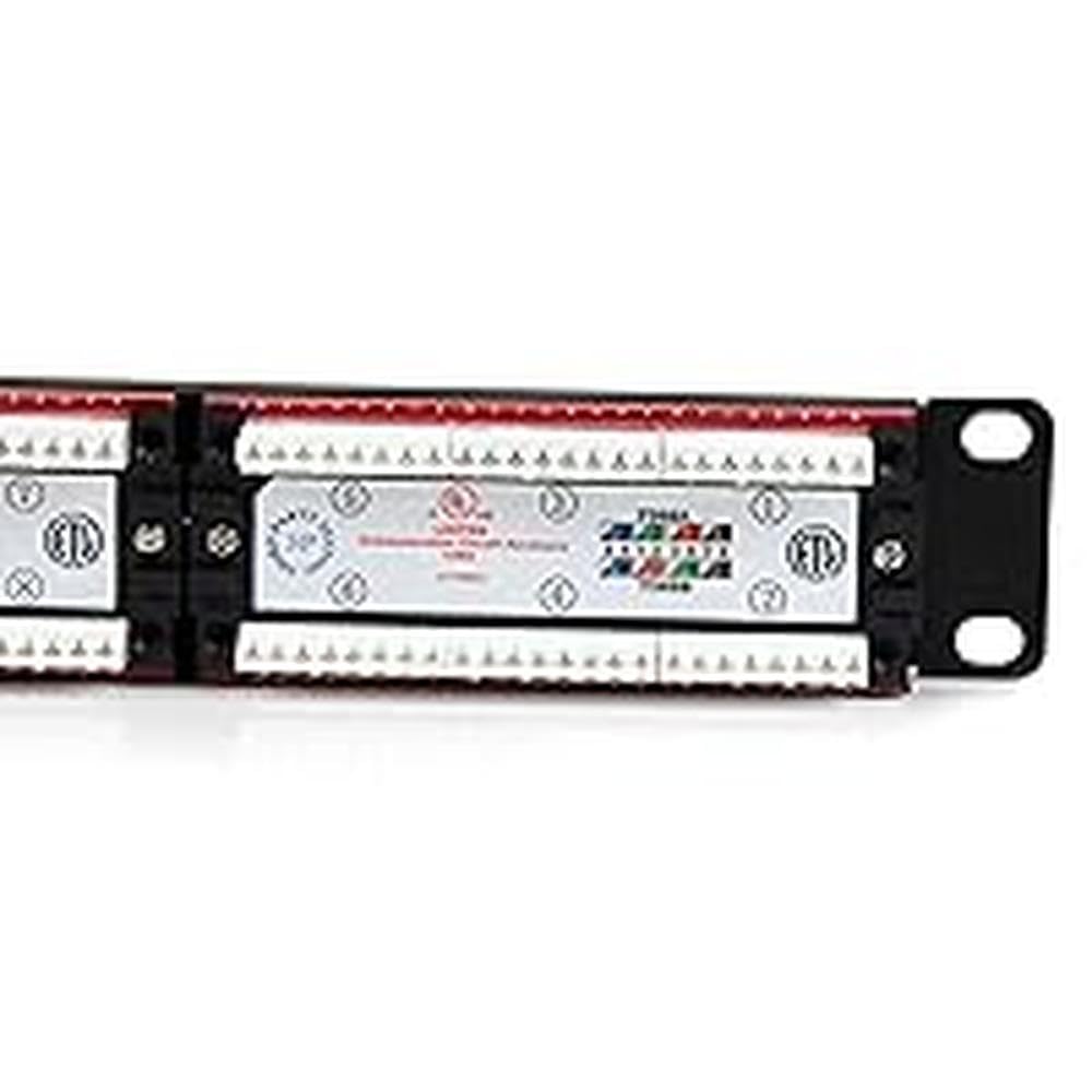 StarTech.com 24-Port Rackmount Patch Panel - 24 x RJ45
