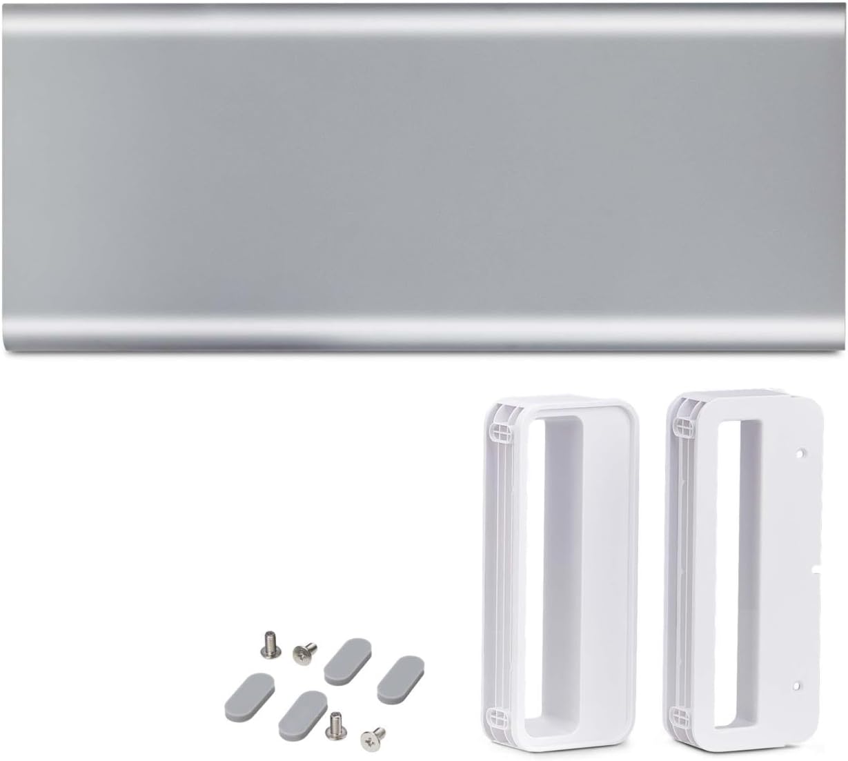 StarTech.com Ergonomic Monitor Riser Stand, Up to 33lb/15kg, Fixed height 3.5in/9cm, Desktop Computer Monitor/Laptop Riser