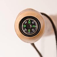 BRAZOS Free Form Rustic Wood Walking Stick, Traditional Handle, Made in USA