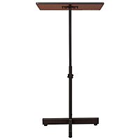 Oklahoma Sound Portable Presentation Series Adjustable Height Lectern Stand 16 Inch x 20 Inch Reading Surface with Book