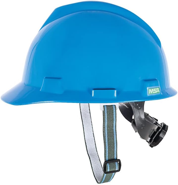MSA 10171107 Hard Hat Chinstrap - 2-Point Suspension Attachment, 3/4" Polyester Webbing, Grey
