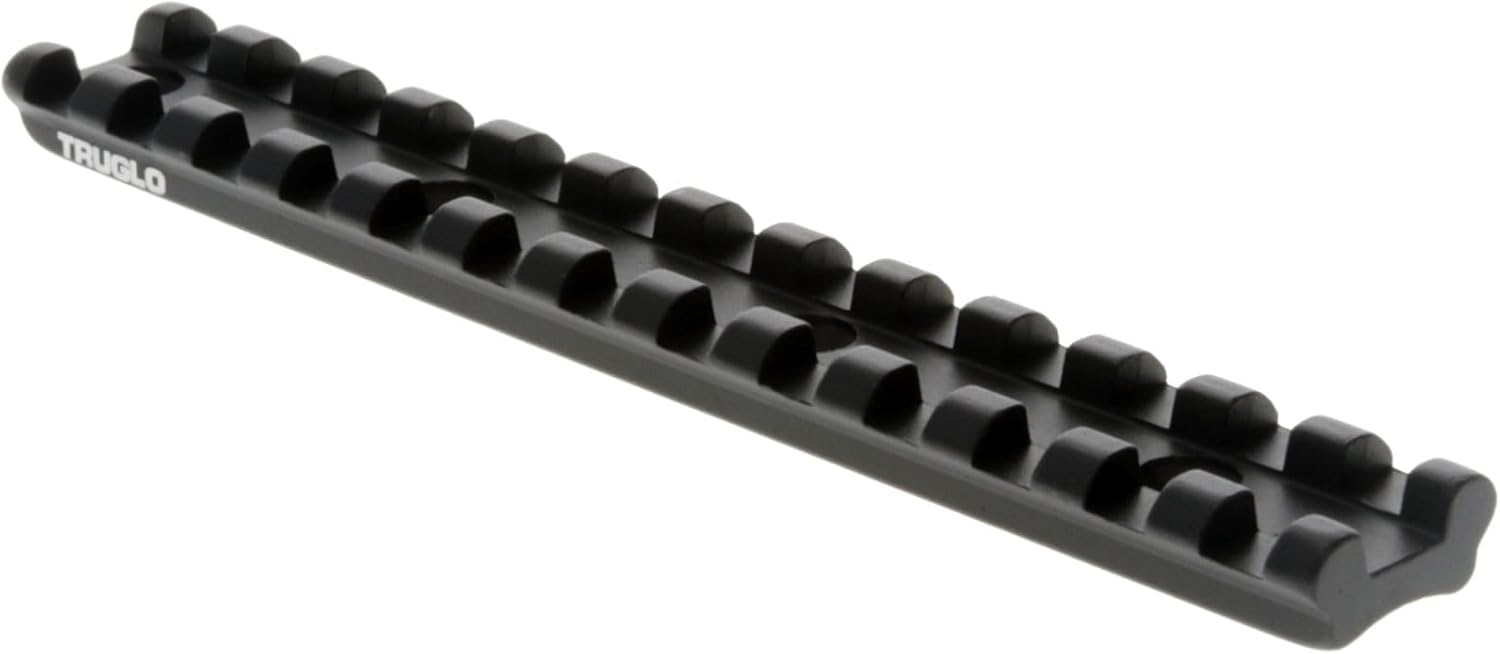 TruGlo Tactical Hunting Shooting Durable Aluminum Mounting Picatinny Optic Rail Compatible with Picatinny - 870/1100