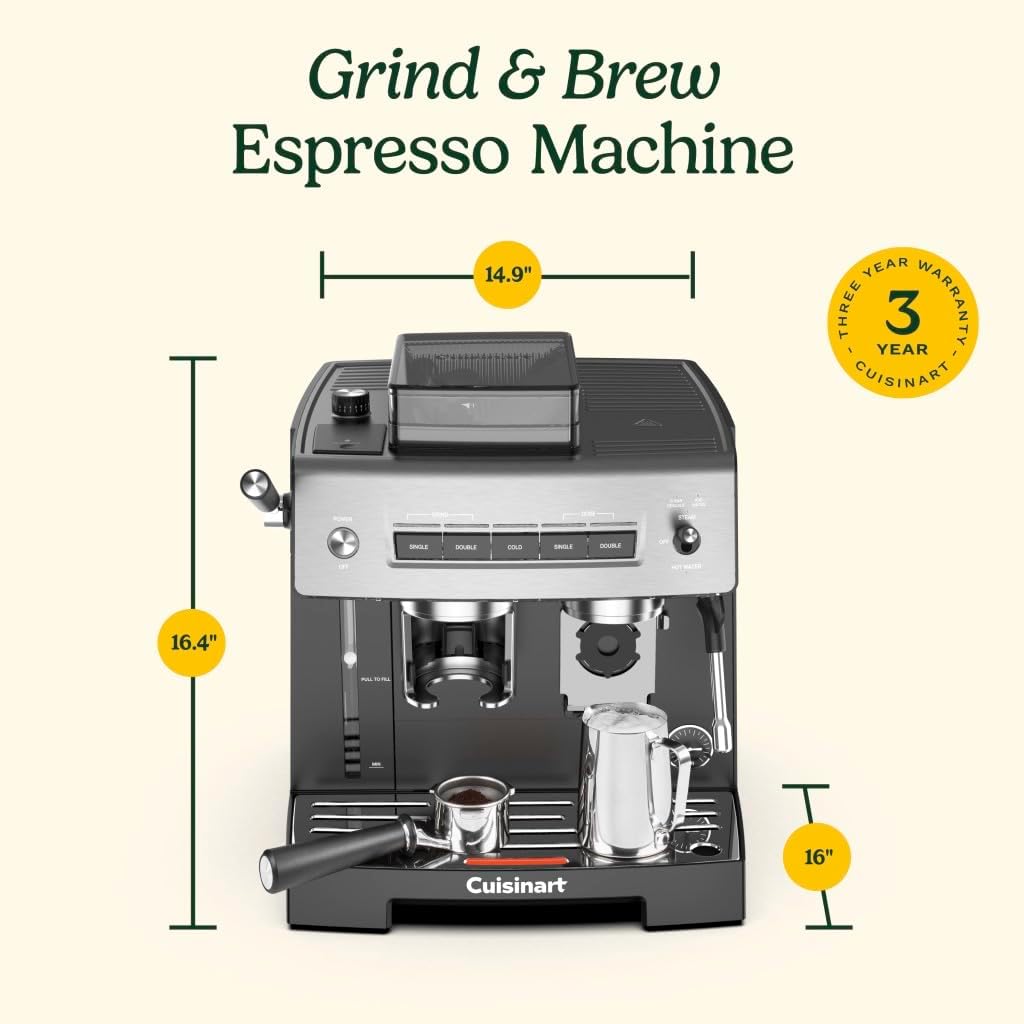 Cuisinart Espresso Bar Semi-Automatic Espresso Machine