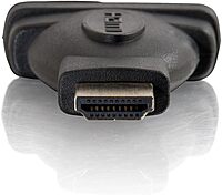 C2G 40745 Velocity DVI-D Female to HDMI Male Inline Adapter, Black