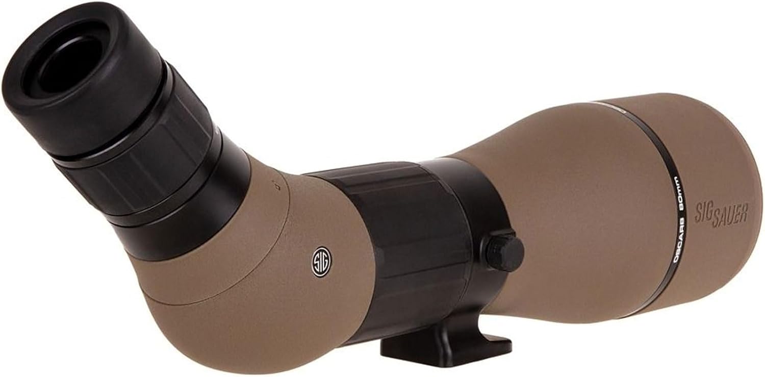 Sig Sauer OSCAR8 27-55x80mm Tactical Hunting Durable Lightweight Waterproof Fogproof 15 Inch Adjustable Aluminum Angled