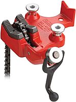 RIDGID Bench Chain Vises Bundle - BC610 Model Holds 1/4-6" Pipe & BC410 Model Holds 1/8-4" Pipe Modern + Top Screw Bench