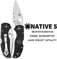 Spyderco Native 5 Folding Knife with 2.95" Blade