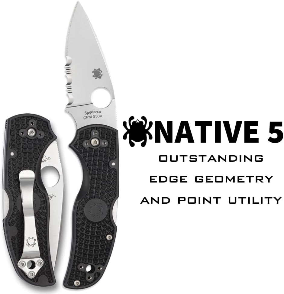 Spyderco Native 5 Folding Knife with 2.95" Blade