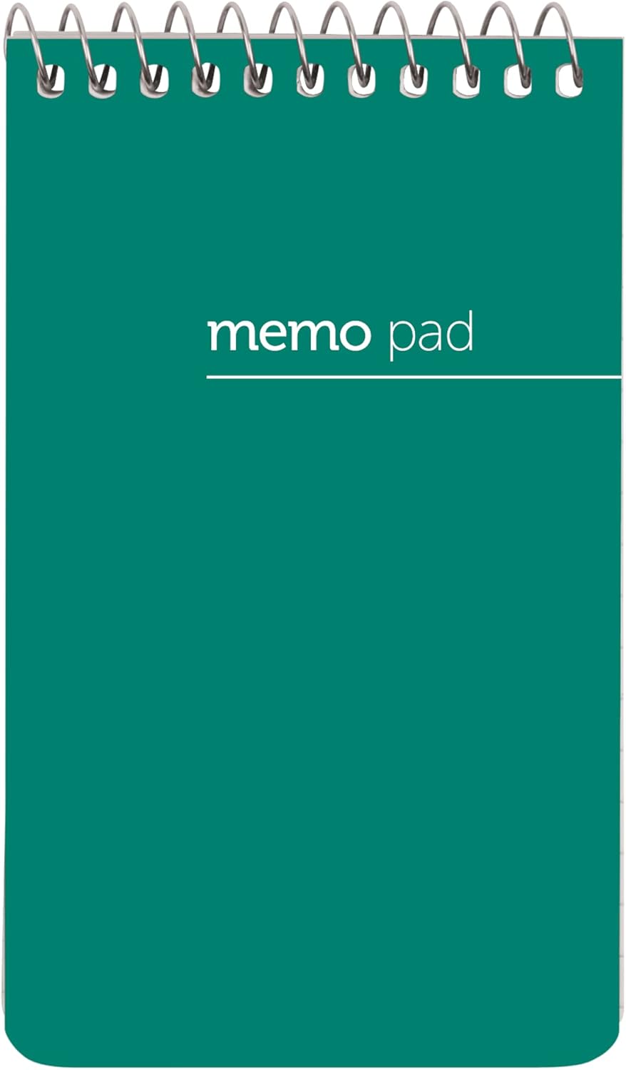 Office Depot® Brand Wirebound Top-Opening Memo Books, 3" x 5", 1 Hole-Punched, College Ruled, 60 Sheets