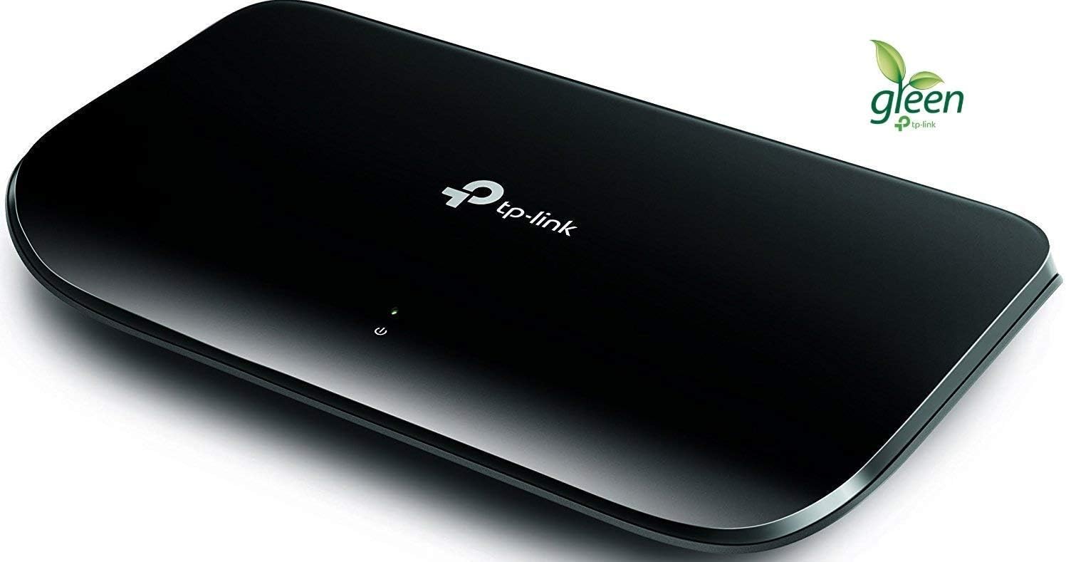 TP-Link 5 Port Gigabit Ethernet Network Switch | Plug and Play | Desktop or Wall-Mount | Plastic Case Ethernet Splitter