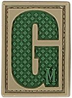 MAXPEDITION Letter G 3D PVC Morale Patch