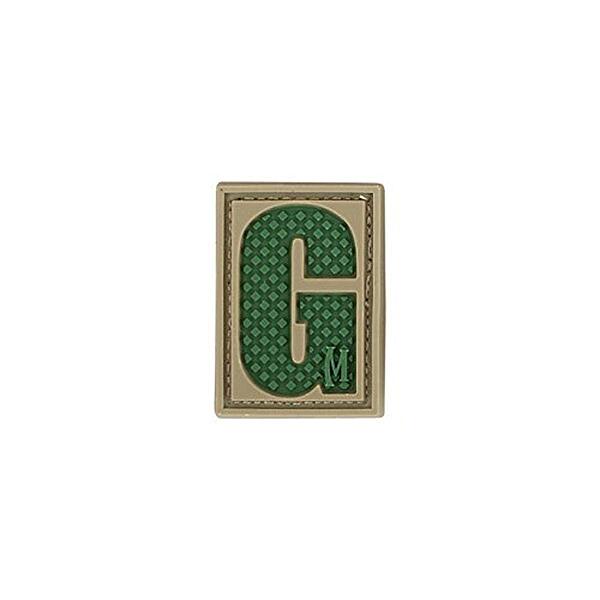 MAXPEDITION Letter G 3D PVC Morale Patch