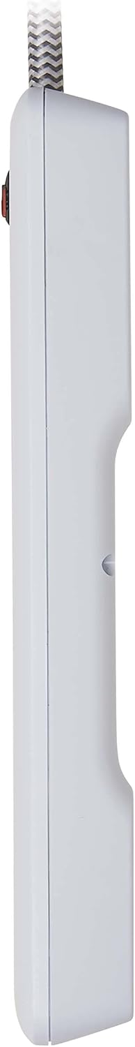 Tripp Lite Surge Protector Power Strip 7-Outlet with 2 USB Ports 6ft Cord White (TLP616USB)