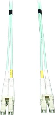Tripp Lite Laser-Optimized Duplex Multimode 50/125 Fiber Patch Cable (LC/LC) - Aqua