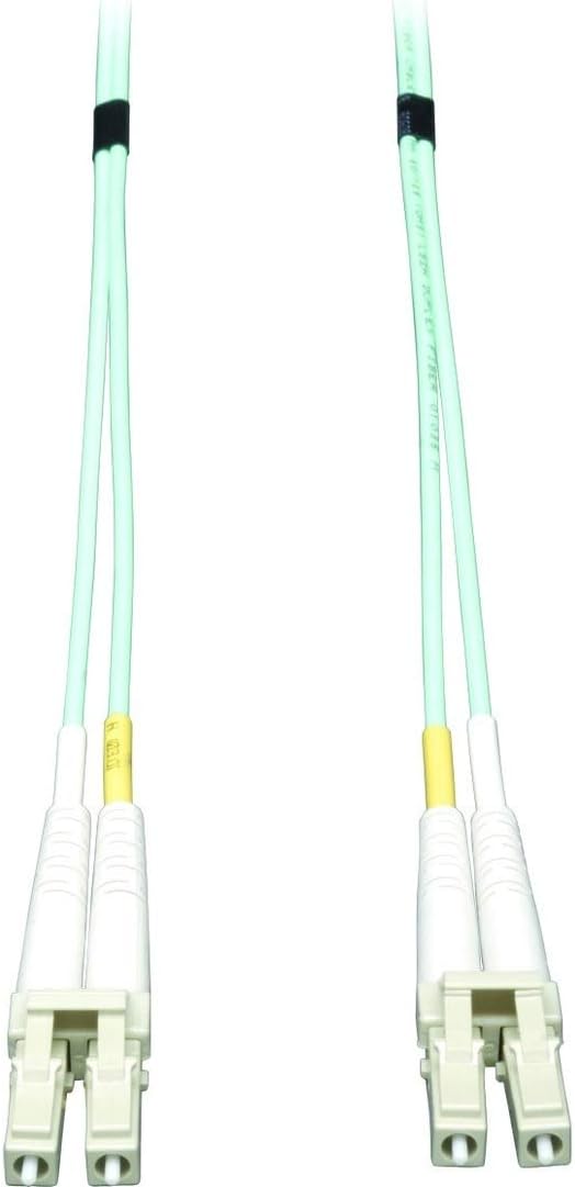 Tripp Lite Laser-Optimized Duplex Multimode 50/125 Fiber Patch Cable (LC/LC) - Aqua