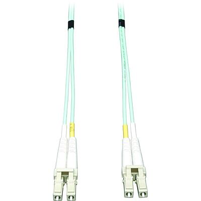 Tripp Lite Laser-Optimized Duplex Multimode 50/125 Fiber Patch Cable (LC/LC) - Aqua