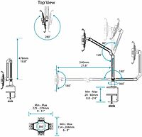 StarTech.com Desk-Mount Tablet Arm - Articulating Tablet Mount - for 9" to 11" Tablets - iPad or Android Tablet Holder - Lockable - Steel, TAA (ARMTBLTIW)