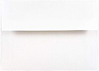 JAM PAPER Foil-Lined Invitation Envelopes - White with Foil Lining - 25/Pack