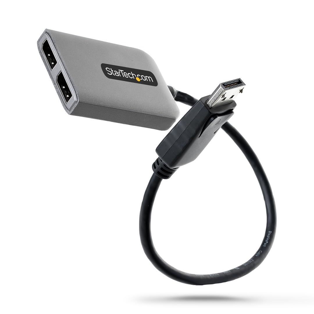 StarTech.com DisplayPort 1.4 MST Hub - Multi-Monitor DP Splitter